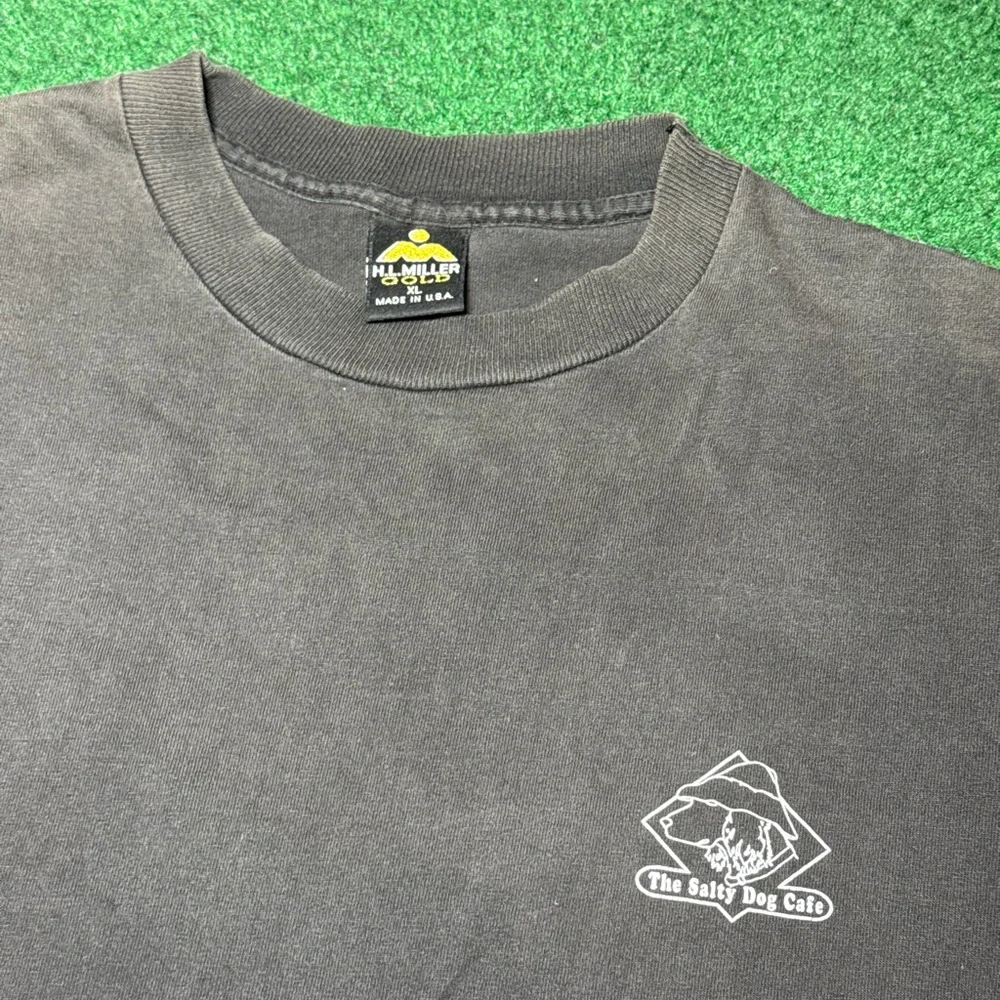 Vintage Salty Dog Cafe Hilton Head Island South Beach Black Faded XL T Shirt - Picture 5 of 9